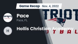 Recap: Pace  vs. Hollis Christian Academy 2022