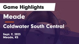 Meade  vs Coldwater South Central Game Highlights - Sept. 9, 2023