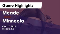 Meade  vs Minneola   Game Highlights - Oct. 17, 2023