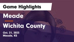 Meade  vs Wichita County  Game Highlights - Oct. 21, 2023