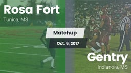 Matchup: Rosa Fort vs. Gentry  2017