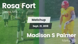 Matchup: Rosa Fort vs. Madison S Palmer 2018