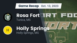 Recap: Rosa Fort  vs. Holly Springs  2023