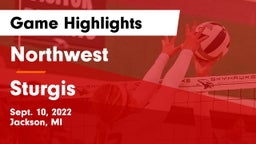 Northwest  vs Sturgis Game Highlights - Sept. 10, 2022
