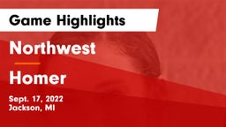 Northwest  vs Homer Game Highlights - Sept. 17, 2022