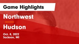 Northwest  vs Hudson Game Highlights - Oct. 8, 2022