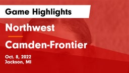 Northwest  vs Camden-Frontier Game Highlights - Oct. 8, 2022