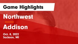 Northwest  vs Addison Game Highlights - Oct. 8, 2022