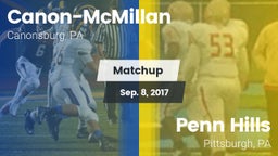Matchup: Canon-McMillan vs. Penn Hills  2017
