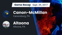 Recap: Canon-McMillan  vs. Altoona  2017