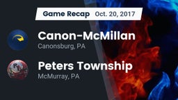 Recap: Canon-McMillan  vs. Peters Township  2017