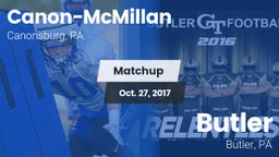 Matchup: Canon-McMillan vs. Butler  2017