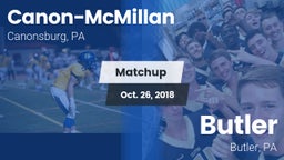 Matchup: Canon-McMillan vs. Butler  2018