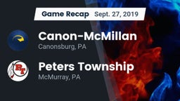 Recap: Canon-McMillan  vs. Peters Township  2019