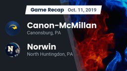 Recap: Canon-McMillan  vs. Norwin  2019