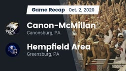 Recap: Canon-McMillan  vs. Hempfield Area  2020