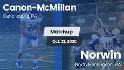 Matchup: Canon-McMillan vs. Norwin  2020