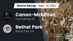 Recap: Canon-McMillan  vs. Bethel Park  2021