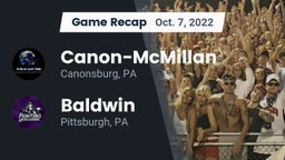 Recap: Canon-McMillan  vs. Baldwin  2022