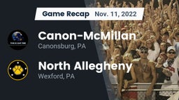 Recap: Canon-McMillan  vs. North Allegheny  2022