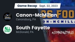 Recap: Canon-McMillan  vs. South Fayette  2023