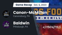 Recap: Canon-McMillan  vs. Baldwin  2023