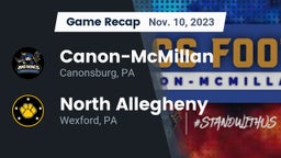 Recap: Canon-McMillan  vs. North Allegheny  2023