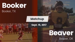 Matchup: Booker  vs. Beaver  2017