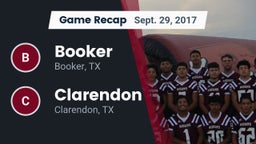 Recap: Booker  vs. Clarendon  2017