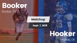 Matchup: Booker  vs. Hooker  2018