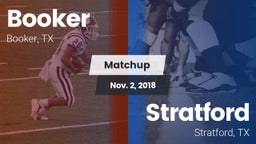 Matchup: Booker  vs. Stratford  2018