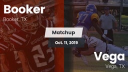 Matchup: Booker  vs. Vega  2019