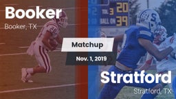 Matchup: Booker  vs. Stratford  2019