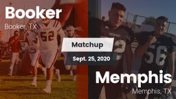 Matchup: Booker  vs. Memphis  2020