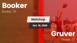 Matchup: Booker  vs. Gruver  2020