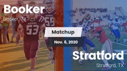 Matchup: Booker  vs. Stratford  2020