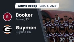 Recap: Booker  vs. Guymon  2022