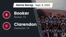Recap: Booker  vs. Clarendon  2022
