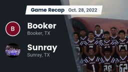 Recap: Booker  vs. Sunray  2022