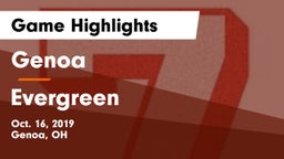 Genoa  vs Evergreen  Game Highlights - Oct. 16, 2019