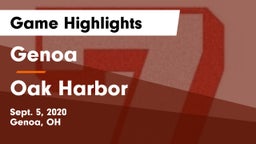 Genoa  vs Oak Harbor  Game Highlights - Sept. 5, 2020