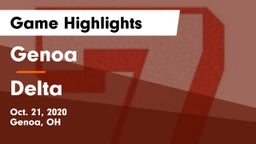 Genoa  vs Delta Game Highlights - Oct. 21, 2020