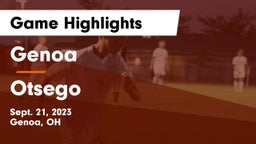 Genoa  vs Otsego  Game Highlights - Sept. 21, 2023