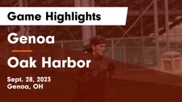 Genoa  vs Oak Harbor  Game Highlights - Sept. 28, 2023