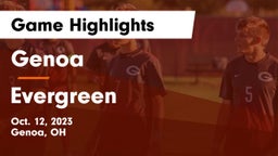 Genoa  vs Evergreen  Game Highlights - Oct. 12, 2023