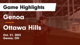 Genoa  vs Ottawa Hills  Game Highlights - Oct. 21, 2023