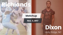 Matchup: Richlands vs. Dixon  2017