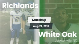 Matchup: Richlands vs. White Oak  2018