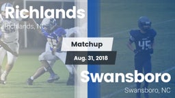 Matchup: Richlands vs. Swansboro  2018
