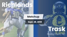 Matchup: Richlands vs. Trask  2018